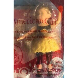 McDonald's Toy American Girl "Prepped To Perform" Isabelle Character Doll 3.5"